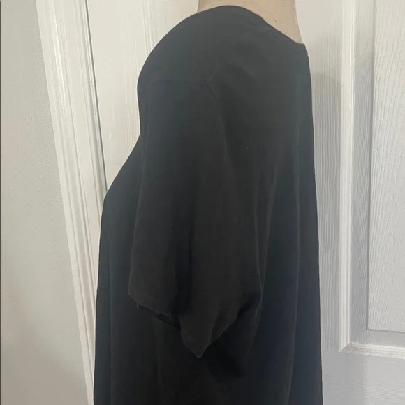 Eileen Fisher Black 100% Linen Pullover black Top Short Sleeve women’s size XL - Picture 7 of 9